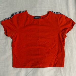 Cute orange crop top from Primark, US size 4, never worn